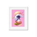 Picture of kanagawa burger _GroupedProduct_Rectangle_Portrait_Framed_Matted_
