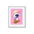 Picture of kanagawa burger _GroupedProduct_Rectangle_Portrait_Framed_Matted_