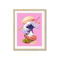 Picture of kanagawa burger _GroupedProduct_Rectangle_Portrait_Framed_Matted_
