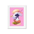 Picture of kanagawa burger _GroupedProduct_Rectangle_Portrait_Framed_Matted_