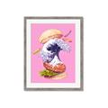 Picture of kanagawa burger _GroupedProduct_Rectangle_Portrait_Framed_Matted_
