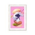 Picture of kanagawa burger _GroupedProduct_Rectangle_Portrait_Framed_Matted_