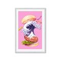 Picture of kanagawa burger _GroupedProduct_Rectangle_Portrait_Framed_Matted_