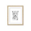 Picture of Lovely leopard _GroupedProduct_Rectangle_Portrait_Framed_Matted_