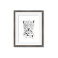 Picture of Lovely leopard _GroupedProduct_Rectangle_Portrait_Framed_Matted_