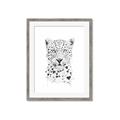Picture of Lovely leopard _GroupedProduct_Rectangle_Portrait_Framed_Matted_