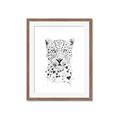 Picture of Lovely leopard _GroupedProduct_Rectangle_Portrait_Framed_Matted_