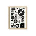 Picture of Retro Data _GroupedProduct_Rectangle_Portrait_Framed_Matted_