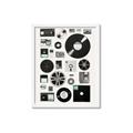 Picture of Retro Data _GroupedProduct_Rectangle_Portrait_Framed_Matted_