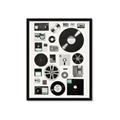 Picture of Retro Data _GroupedProduct_Rectangle_Portrait_Framed_Matted_