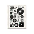 Picture of Retro Data _GroupedProduct_Rectangle_Portrait_Framed_Matted_