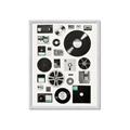 Picture of Retro Data _GroupedProduct_Rectangle_Portrait_Framed_Matted_