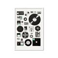 Picture of Retro Data _GroupedProduct_Rectangle_Portrait_Framed_Matted_