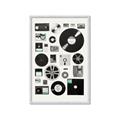 Picture of Retro Data _GroupedProduct_Rectangle_Portrait_Framed_Matted_