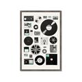 Picture of Retro Data _GroupedProduct_Rectangle_Portrait_Framed_Matted_