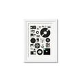 Picture of Retro Data _GroupedProduct_Rectangle_Portrait_Framed_Matted_