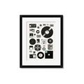 Picture of Retro Data _GroupedProduct_Rectangle_Portrait_Framed_Matted_