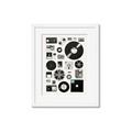 Picture of Retro Data _GroupedProduct_Rectangle_Portrait_Framed_Matted_