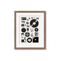 Picture of Retro Data _GroupedProduct_Rectangle_Portrait_Framed_Matted_