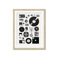 Picture of Retro Data _GroupedProduct_Rectangle_Portrait_Framed_Matted_