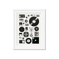 Picture of Retro Data _GroupedProduct_Rectangle_Portrait_Framed_Matted_