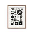 Picture of Retro Data _GroupedProduct_Rectangle_Portrait_Framed_Matted_