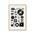 Picture of Retro Data _GroupedProduct_Rectangle_Portrait_Framed_Matted_