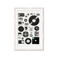 Picture of Retro Data _GroupedProduct_Rectangle_Portrait_Framed_Matted_