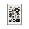 Picture of Retro Data _GroupedProduct_Rectangle_Portrait_Framed_Matted_