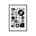 Picture of Retro Data _GroupedProduct_Rectangle_Portrait_Framed_Matted_