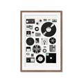 Picture of Retro Data _GroupedProduct_Rectangle_Portrait_Framed_Matted_