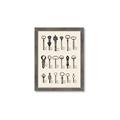Picture of Vintage Style USB Keys _GroupedProduct_Rectangle_Portrait_Framed_Matted_