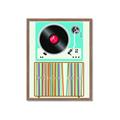 Picture of Vinyl Stack _GroupedProduct_Rectangle_Portrait_Framed_Matted_