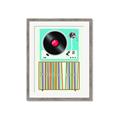Picture of Vinyl Stack _GroupedProduct_Rectangle_Portrait_Framed_Matted_