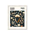 Picture of Flower Market Paris Poster _GroupedProduct_Rectangle_Portrait_Framed_Matted_