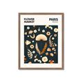 Picture of Flower Market Paris Poster _GroupedProduct_Rectangle_Portrait_Framed_Matted_