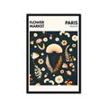 Picture of Flower Market Paris Poster _GroupedProduct_Rectangle_Portrait_Framed_Matted_
