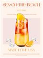 Picture of Sex on the Beach Drink _GroupedProduct_Rectangle_Portrait_Unframed_Print_Only_