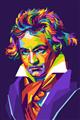 Picture of Ludwig Van Beethoven _GroupedProduct_Rectangle_Portrait_Unframed_Print_Only_