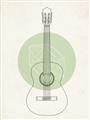 Picture of Guitar _GroupedProduct_Rectangle_Portrait_Unframed_Print_Only_