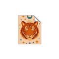 Picture of The third eye tiger _GroupedProduct_Rectangle_Portrait_Unframed_Print_Only_