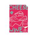 Picture of Cheese and Wine Typography Poster _GroupedProduct_Rectangle_Portrait_Unframed_Print_Only_