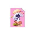 Picture of kanagawa burger _GroupedProduct_Rectangle_Portrait_Unframed_Print_Only_
