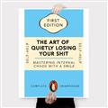 Picture of The Art of Shit Losing Typography Poster _GroupedProduct_Rectangle_Portrait_Canvas_