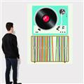 Picture of Vinyl Stack _GroupedProduct_Rectangle_Portrait_Canvas_