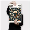 Picture of Flower Market Paris Poster _GroupedProduct_Rectangle_Portrait_Canvas_