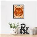 Picture of The third eye tiger _GroupedProduct_Rectangle_Portrait_Canvas_Framed_