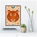 Picture of The third eye tiger _GroupedProduct_Rectangle_Portrait_Canvas_Framed_