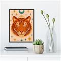 Picture of The third eye tiger _GroupedProduct_Rectangle_Portrait_Canvas_Framed_
