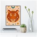 Picture of The third eye tiger _GroupedProduct_Rectangle_Portrait_Canvas_Framed_